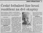 Návrh na novou strukturu ČFL a divizí
